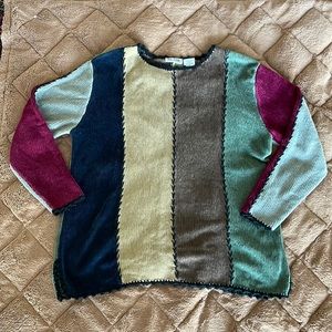 Wonderful Blair color-block sweater